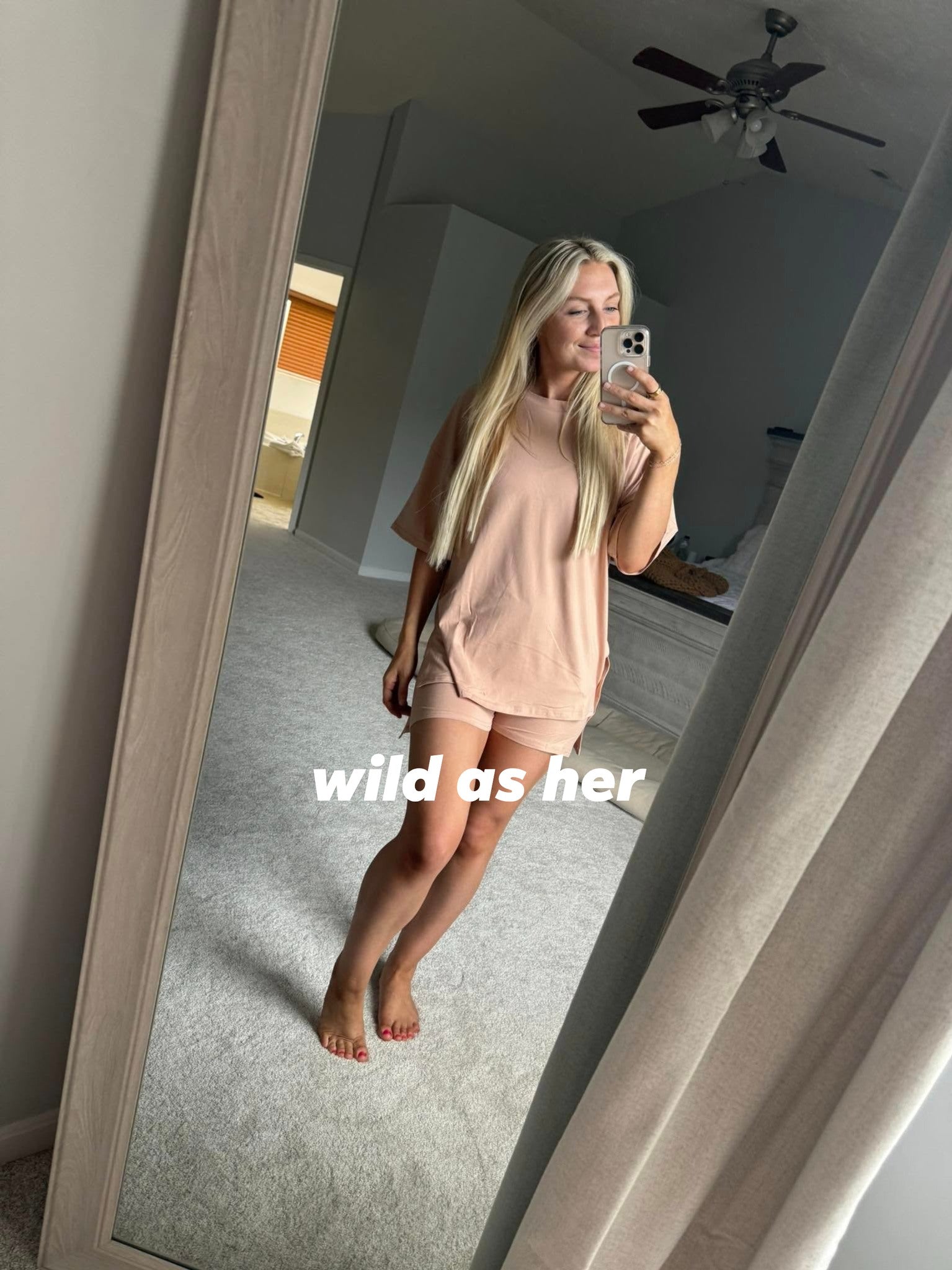 Casual Tee Biker Short Set